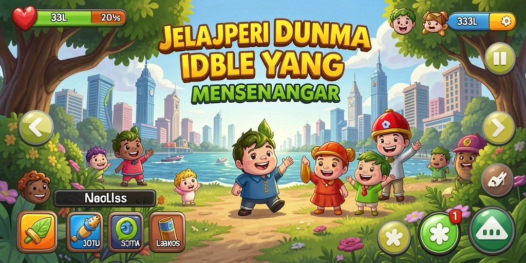 Tampilan gameplay <strong>33L</strong> yang berwarna-warni dan menarik.
