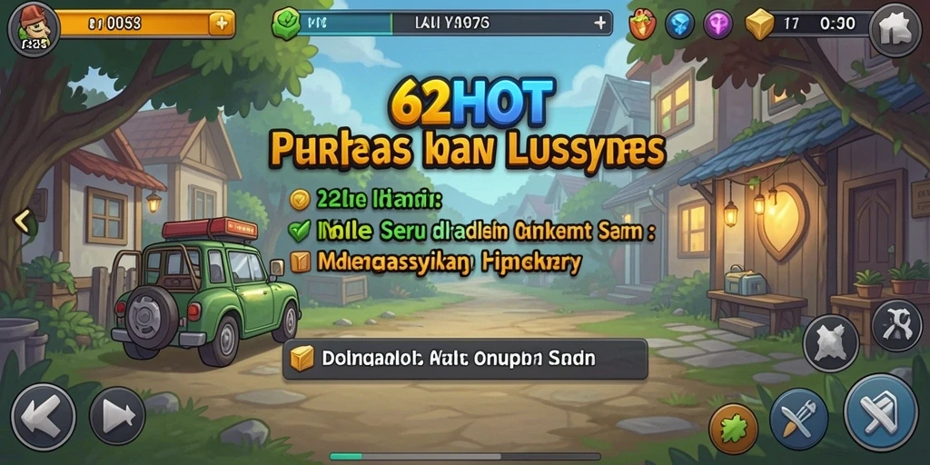 Tampilan gameplay <strong>62HOT</strong> yang menarik dan dinamis dari genre Idle.