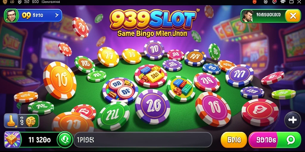 Tampilan menarik dari gameplay Bingo di 9399SLOT.