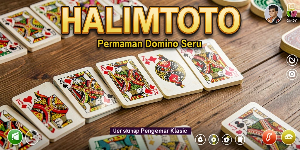 Screenshot utama HALIMTOTO menunjukkan gameplay seru dan interaksi antar pemain.