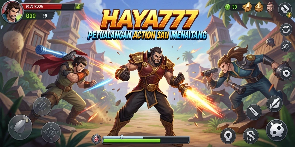 Tampilan aksi seru dalam permainan HAYA777 yang menawan.