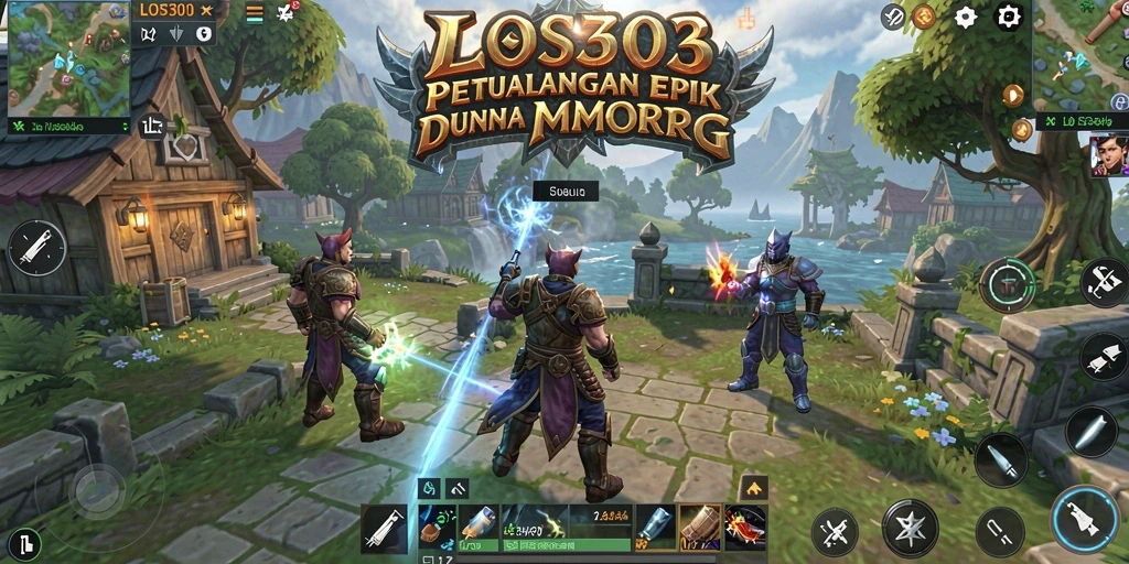 Screenshot menunjukkan pertempuran epik dalam gameplay LOS303 yang mendebarkan.