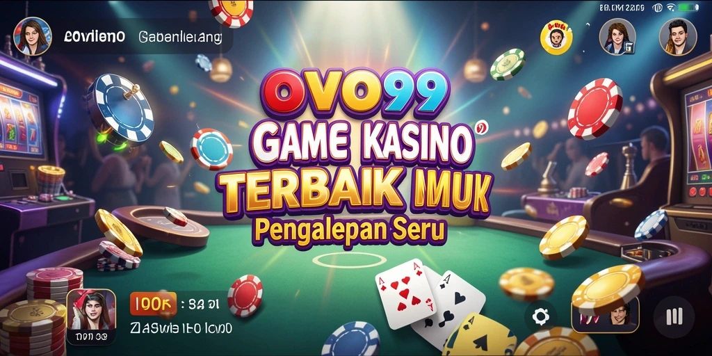 Tampilan menarik dari gameplay Kasino di OVO99.