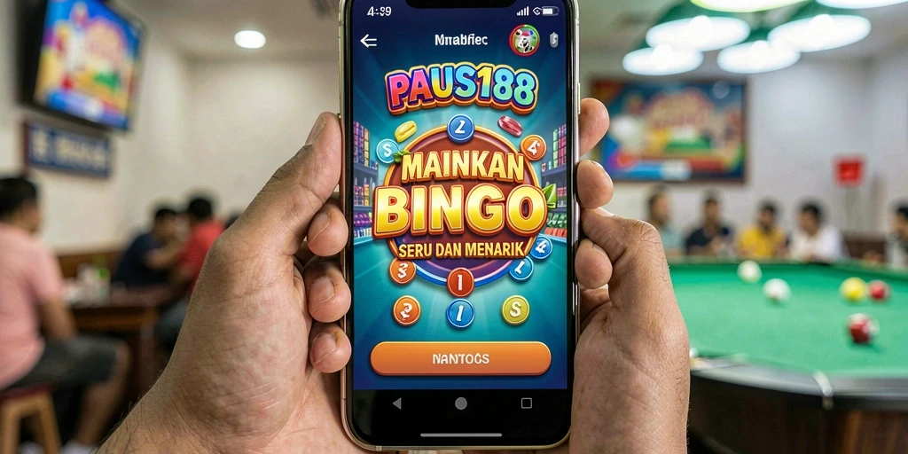 Tampilan gameplay seru di PAUS188 saat bermain Bingo.