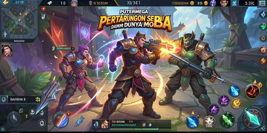 Screenshot gameplay seru dan mendebarkan dari PUTERMEGA.