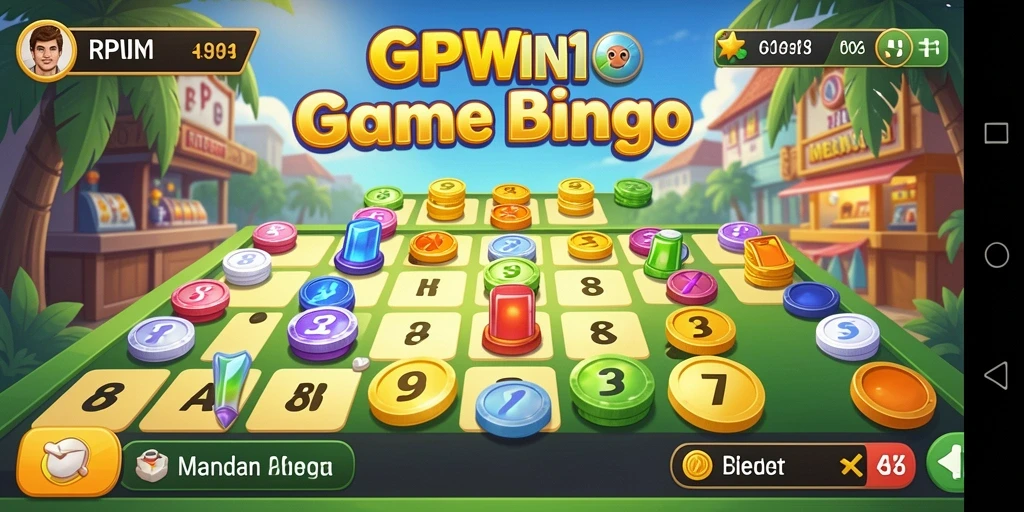 Tampilan gameplay seru dengan berbagai jenis permainan Bingo.