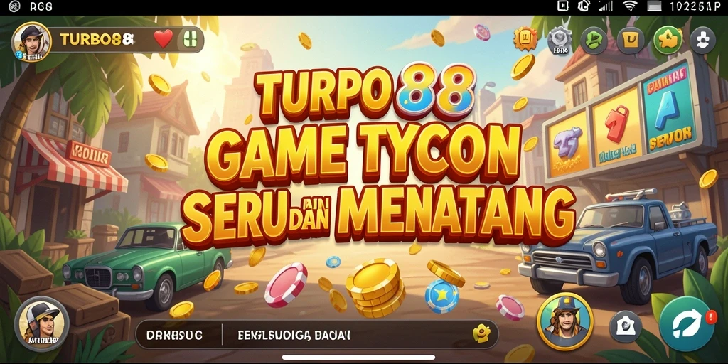 Tampilan gameplay <strong>TURBO88</strong> yang menarik dan penuh warna.